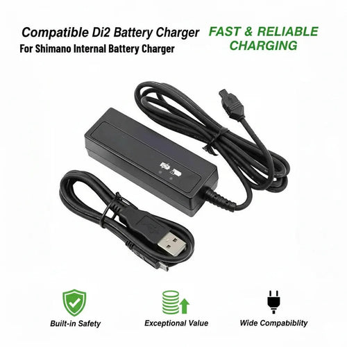 Câble chargeur pour batterie vélo électrique Di2 – Connecteur DN110, adaptateur secteur intégré, BCR2 - SPCHARGE